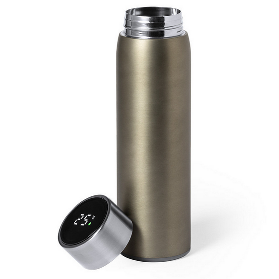 Bouteille isotherme publicitaire en inox 50 cl. Thermomètre inclus - Vins Rouges Harmonieux pour Chaque Occasion Bouteille isotherme publicitaire en inox 50 cl. Thermomètre inclus - Vins Rouges Harmonieux pour Chaque Occasion
