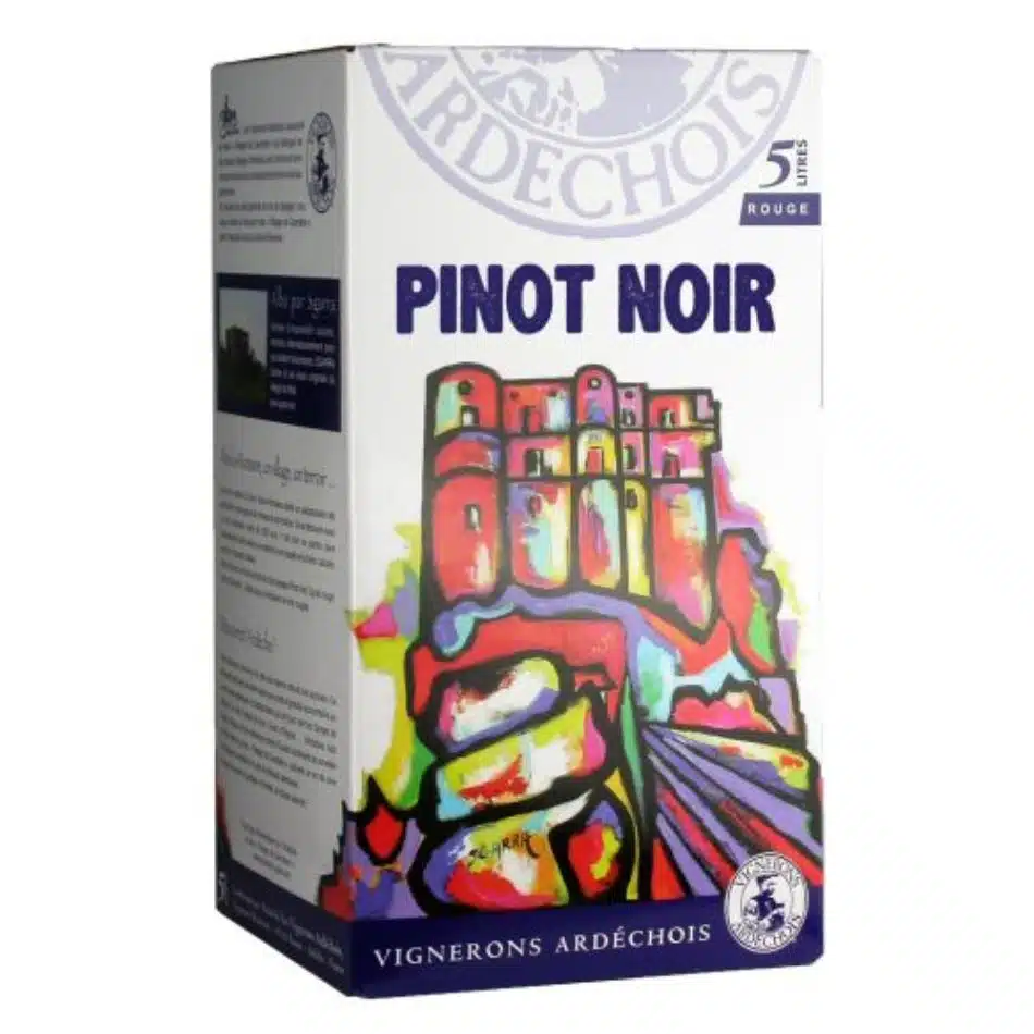 Bib 5L Pinot Noir – Vignerons Ardéchois - Vins Rouges Harmonieux pour Chaque Occasion Bib 5L Pinot Noir – Vignerons Ardéchois - Vins Rouges Harmonieux pour Chaque Occasion