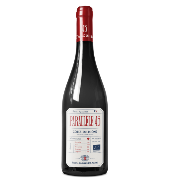 AOP Côtes du Rhone Bio Parallèle 45? - Vins Rouges Harmonieux pour Chaque Occasion