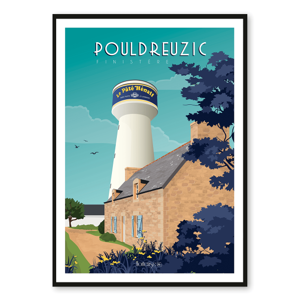 Affiche Pouldreuzic – Hénaff - Vins Rouges Harmonieux pour Chaque Occasion