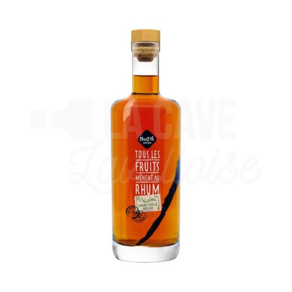 Caramel-Vanille au Rhum Vieux 30° – Rhum Arrangé – Breiz&rsquo;île – 70cl - Vins Rouges Harmonieux pour Chaque Occasion