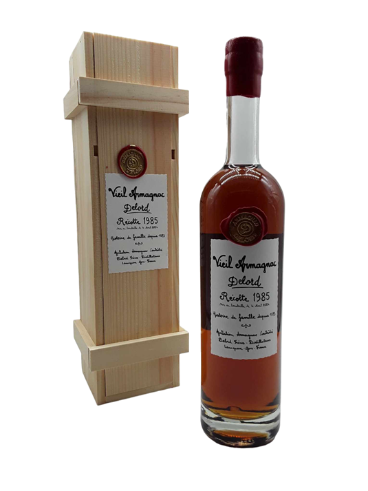 Armagnac Delord AOP Bas-Armagnac Récolte 1985 40% - Vins Rouges Harmonieux pour Chaque Occasion Armagnac Delord AOP Bas-Armagnac Récolte 1985 40% - Vins Rouges Harmonieux pour Chaque Occasion