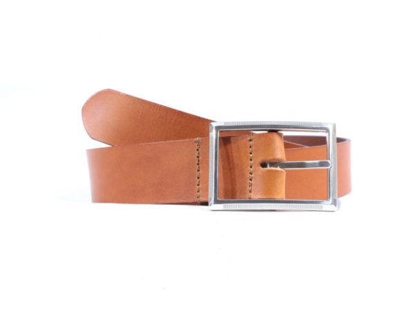 Ceinture cuir marron Gold, boucle double finement striée 4036 Choisir - Vins Rouges Harmonieux pour Chaque Occasion