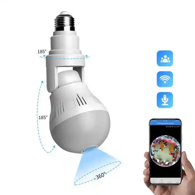 Ampoule V380 Pro PTZ 1MP 720P Wifi Mini Caméra IP D’appareil Ménager Intelligent - Vins Rouges Harmonieux pour Chaque Occasion Ampoule V380 Pro PTZ 1MP 720P Wifi Mini Caméra IP D’appareil Ménager Intelligent - Vins Rouges Harmonieux pour Chaque Occasion