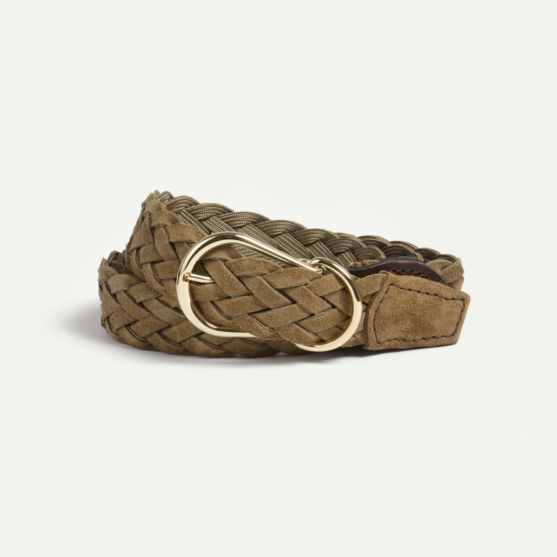Ceinture Cléo tressée – Kaki suédé - Vins Rouges Harmonieux pour Chaque Occasion Ceinture Cléo tressée – Kaki suédé - Vins Rouges Harmonieux pour Chaque Occasion