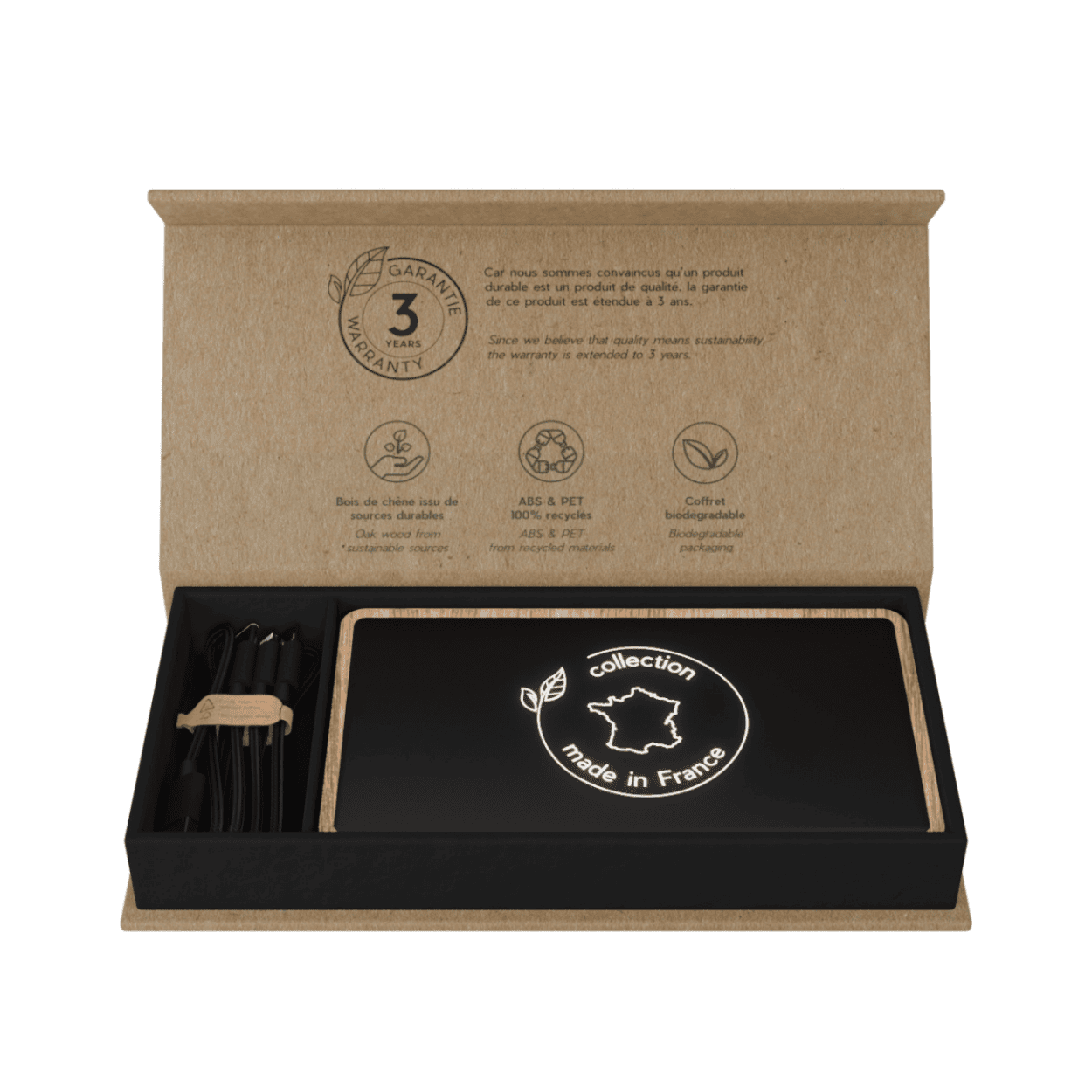 Batterie externe Made in France logo lumineux – 5000 mAh - Vins Rouges Harmonieux pour Chaque Occasion Batterie externe Made in France logo lumineux – 5000 mAh - Vins Rouges Harmonieux pour Chaque Occasion
