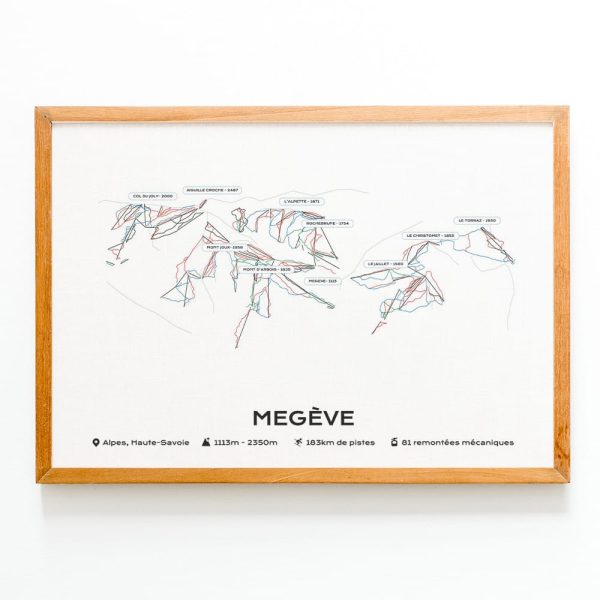Affiche Station Megève - Vins Rouges Harmonieux pour Chaque Occasion