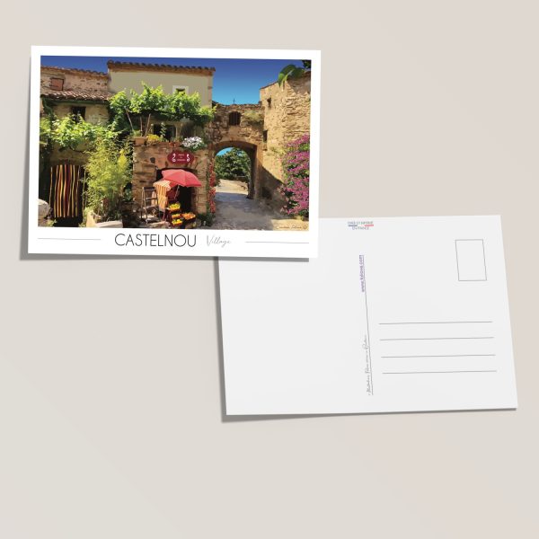 Carte postale Castelnou Village - Vins Rouges Harmonieux pour Chaque Occasion