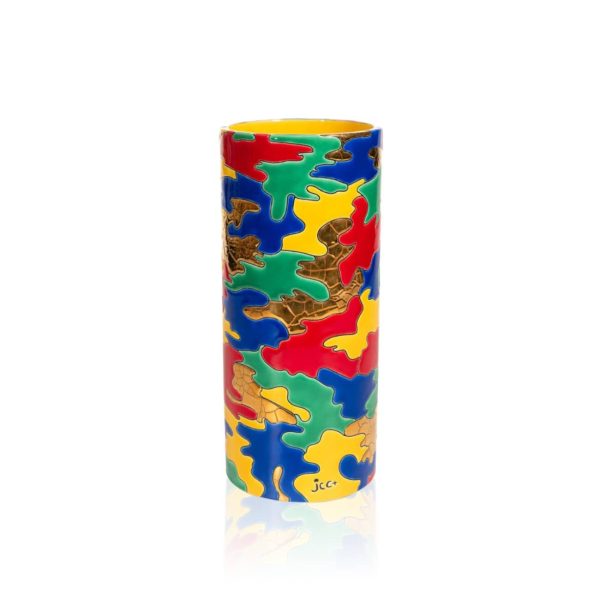 Camouflage cornet vase Planete JC Longue Vie Longwy - Vins Rouges Harmonieux pour Chaque Occasion
