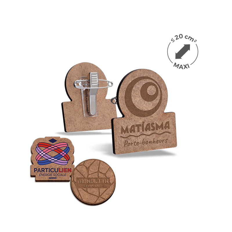 Badge publicitaire 3mm avec pince-épingle maxi 20cm² - Vins Rouges Harmonieux pour Chaque Occasion Badge publicitaire 3mm avec pince-épingle maxi 20cm² - Vins Rouges Harmonieux pour Chaque Occasion
