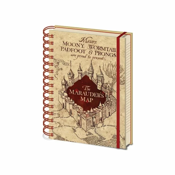 Carnet de notes Harry Potter – Carte du Maraudeur - Vins Rouges Harmonieux pour Chaque Occasion