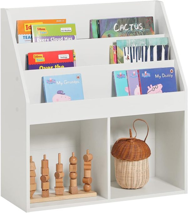 Bibliothèque enfant montessori avec étagères et rangement jouets - Vins Rouges Harmonieux pour Chaque Occasion