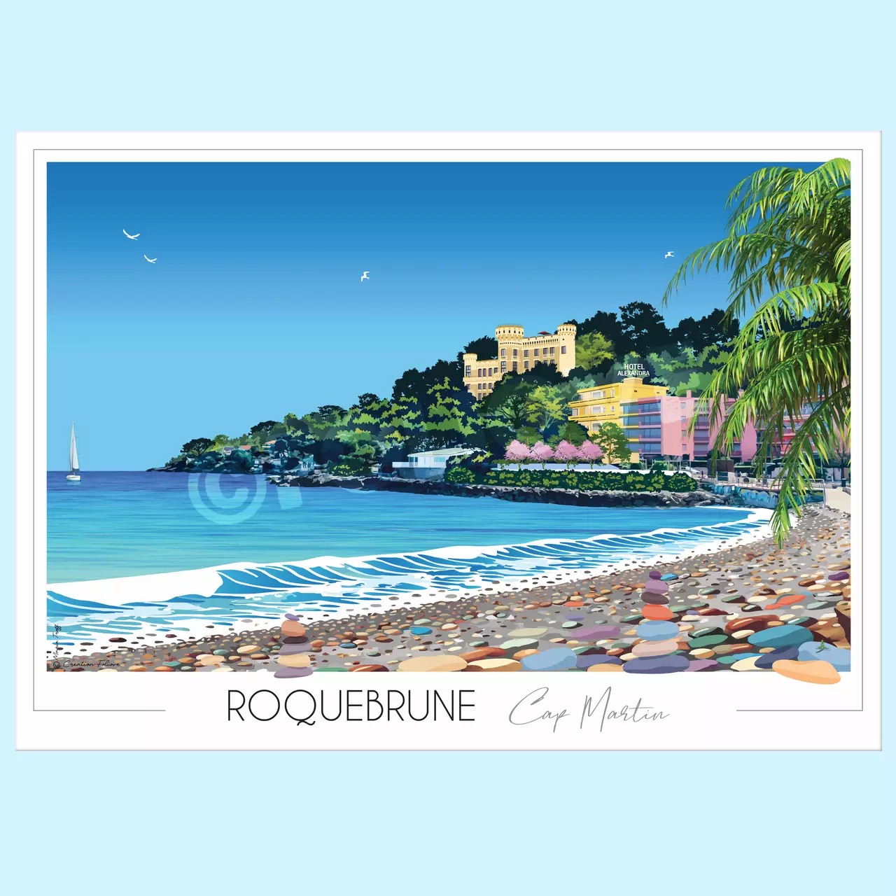 Affiche Roquebrune Cap Martin - Vins Rouges Harmonieux pour Chaque Occasion Affiche Roquebrune Cap Martin - Vins Rouges Harmonieux pour Chaque Occasion