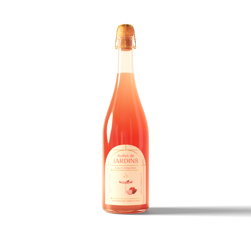Bulles de Jardins Rose & Gingembre - Vins Rouges Harmonieux pour Chaque Occasion Bulles de Jardins Rose & Gingembre - Vins Rouges Harmonieux pour Chaque Occasion
