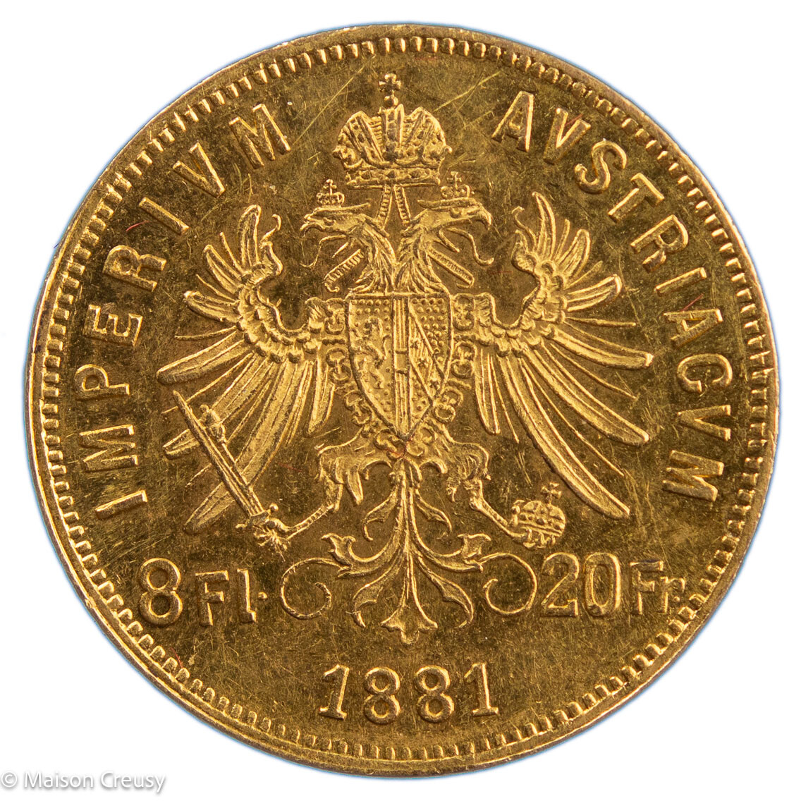 Autriche 8 florin 20 francs 1881 Vienna - Vins Rouges Harmonieux pour Chaque Occasion Autriche 8 florin 20 francs 1881 Vienna - Vins Rouges Harmonieux pour Chaque Occasion