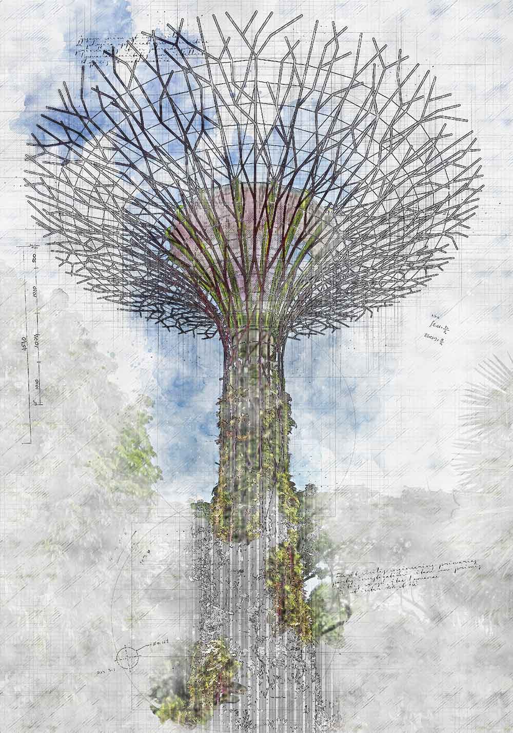 Affiche Supertree Grove – Poster Monument - Vins Rouges Harmonieux pour Chaque Occasion Affiche Supertree Grove – Poster Monument - Vins Rouges Harmonieux pour Chaque Occasion