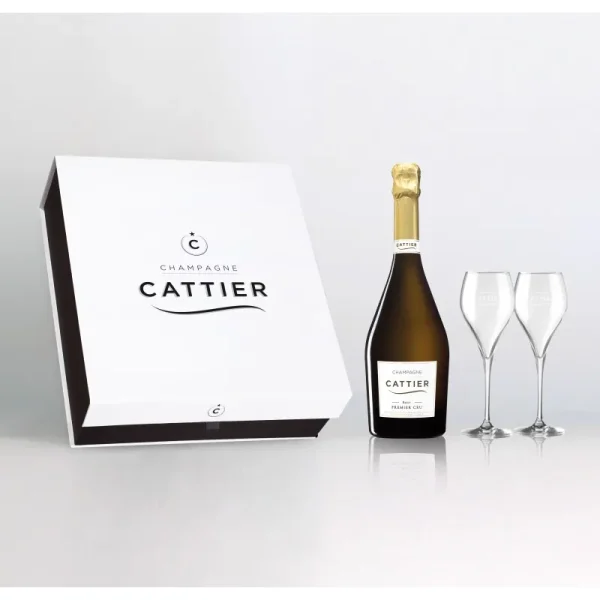 Cattier Brut 1er Cru Coffret - Vins Rouges Harmonieux pour Chaque Occasion