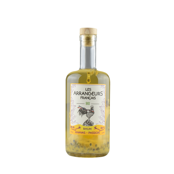 Arrangé Bio à base de Rhum : Ananas – Passion - Vins Rouges Harmonieux pour Chaque Occasion