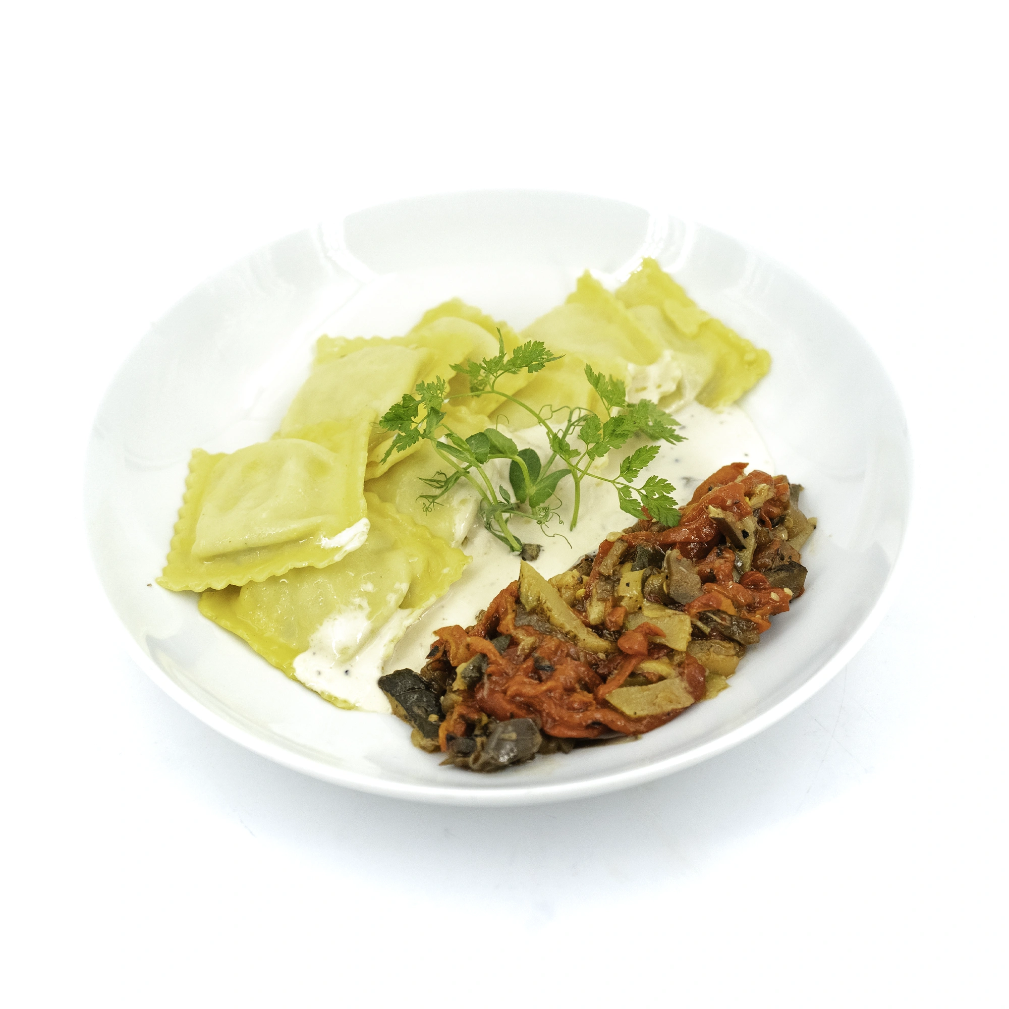 Cappelletti à la ricotta, légumes grillés et crème de truffe - Vins Rouges Harmonieux pour Chaque Occasion Cappelletti à la ricotta, légumes grillés et crème de truffe - Vins Rouges Harmonieux pour Chaque Occasion