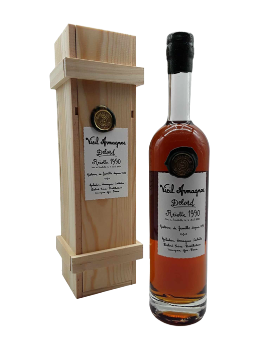 Armagnac Delord AOP Bas-Armagnac Récolte 1990 40% - Vins Rouges Harmonieux pour Chaque Occasion Armagnac Delord AOP Bas-Armagnac Récolte 1990 40% - Vins Rouges Harmonieux pour Chaque Occasion