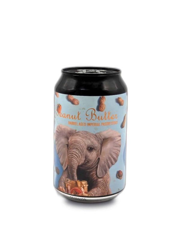 Bière La Débauche - Peanut Butter - Imperial Pastry Stout Barrel Aged - 33cl-can - Vins Rouges Harmonieux pour Chaque Occasion
