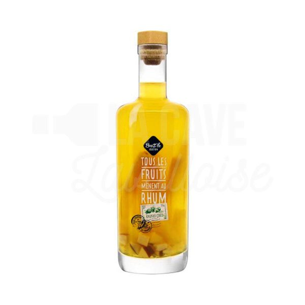 Ananas-Coco 30° – Rhum Arrangé – Breiz&rsquo;île – 70cl - Vins Rouges Harmonieux pour Chaque Occasion