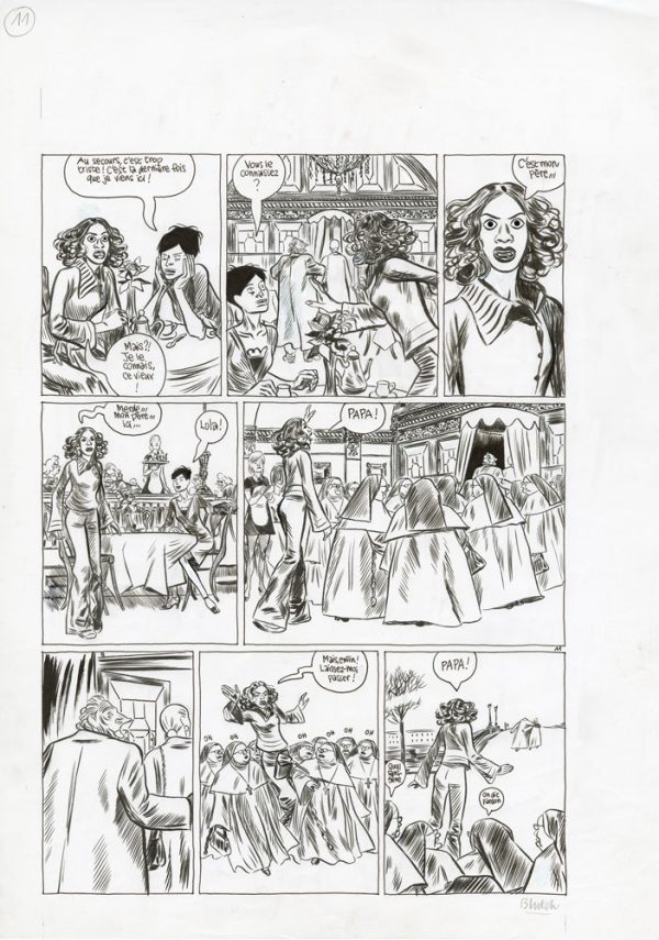 BLUTCH – Vitesse moderne – planche originale 11 - Vins Rouges Harmonieux pour Chaque Occasion