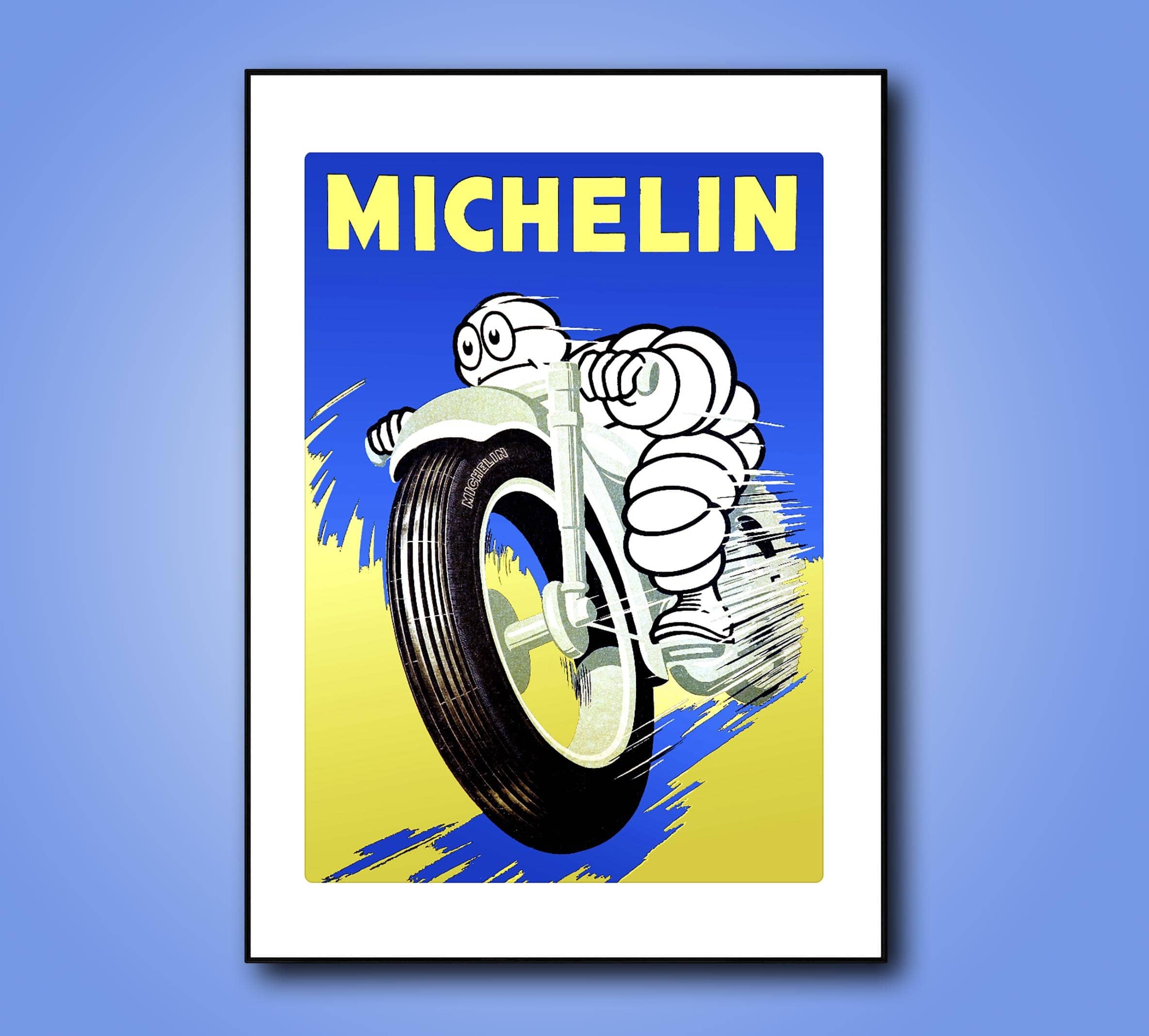 Affiche Michelin - Vins Rouges Harmonieux pour Chaque Occasion Affiche Michelin - Vins Rouges Harmonieux pour Chaque Occasion
